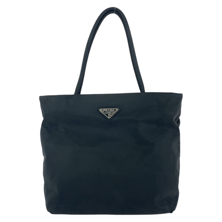 Prada Nylon Tessuto Logo Tote Bag