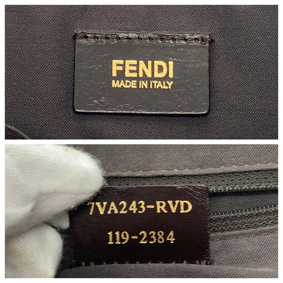 Fendi Zucca PVC Tote Bag 7VA243