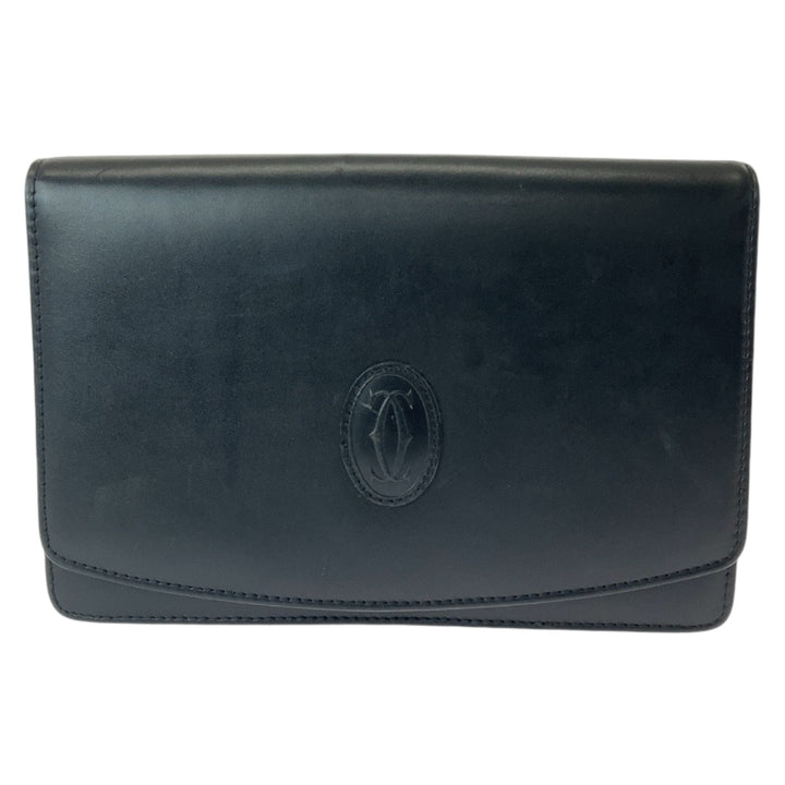 Cartier Must Line Black Clutch Bag