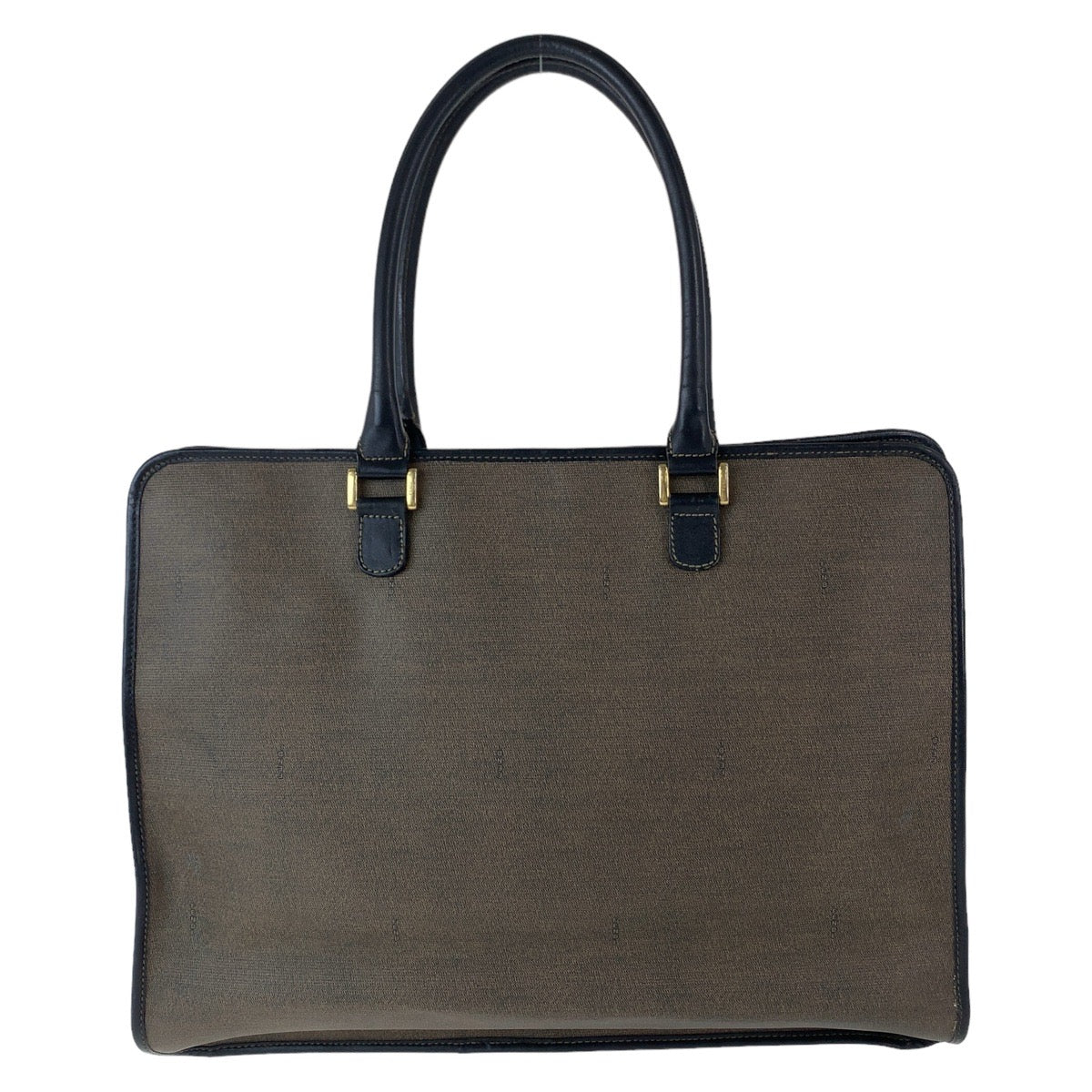 Fendi Brown PVC Leather Tote Bag