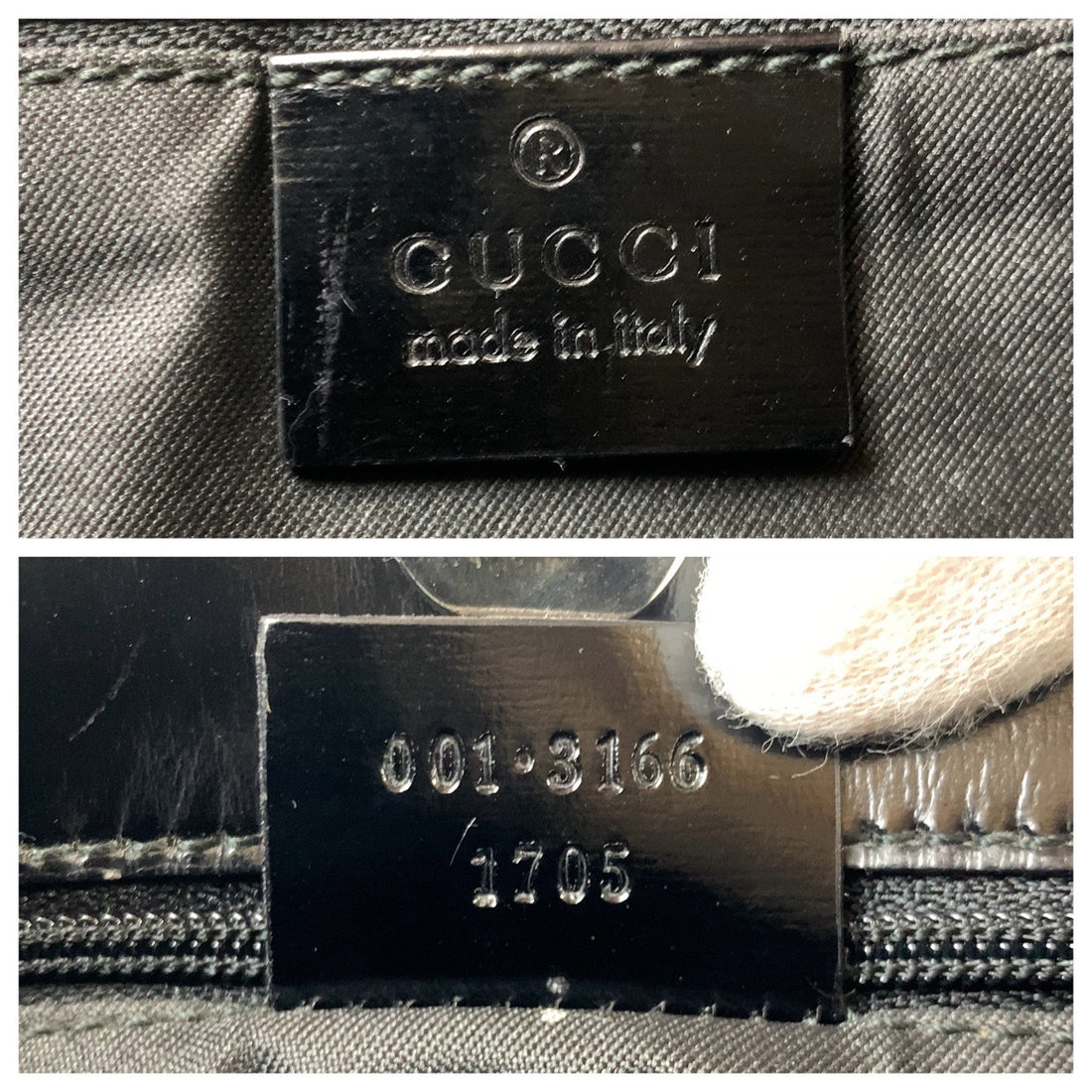 Gucci GG Canvas Shoulder Bag Black