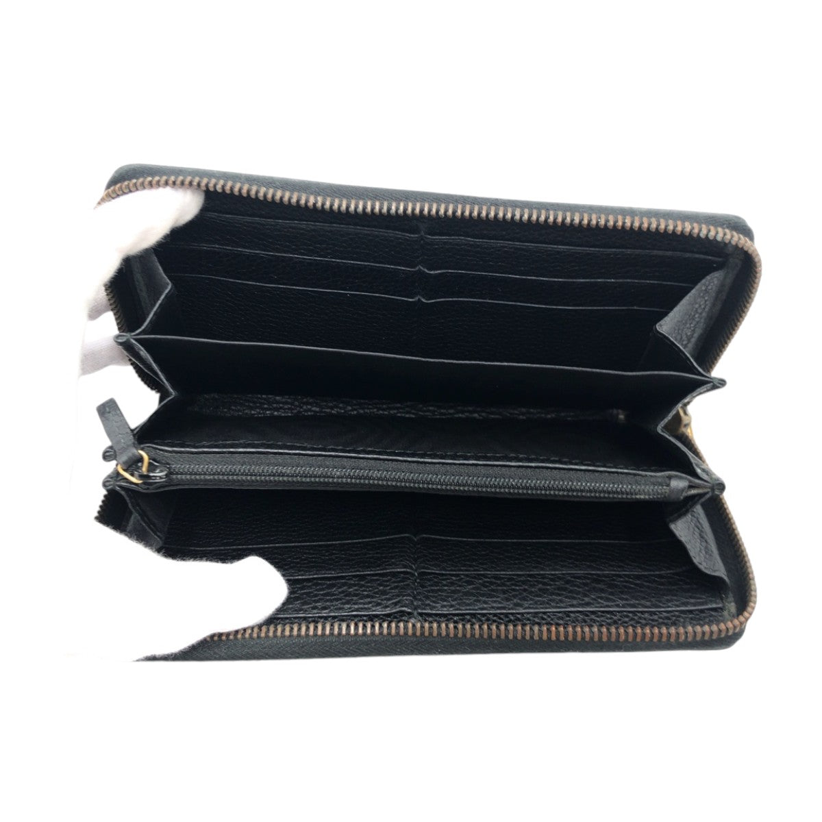 Gucci Black Leather Long Wallet