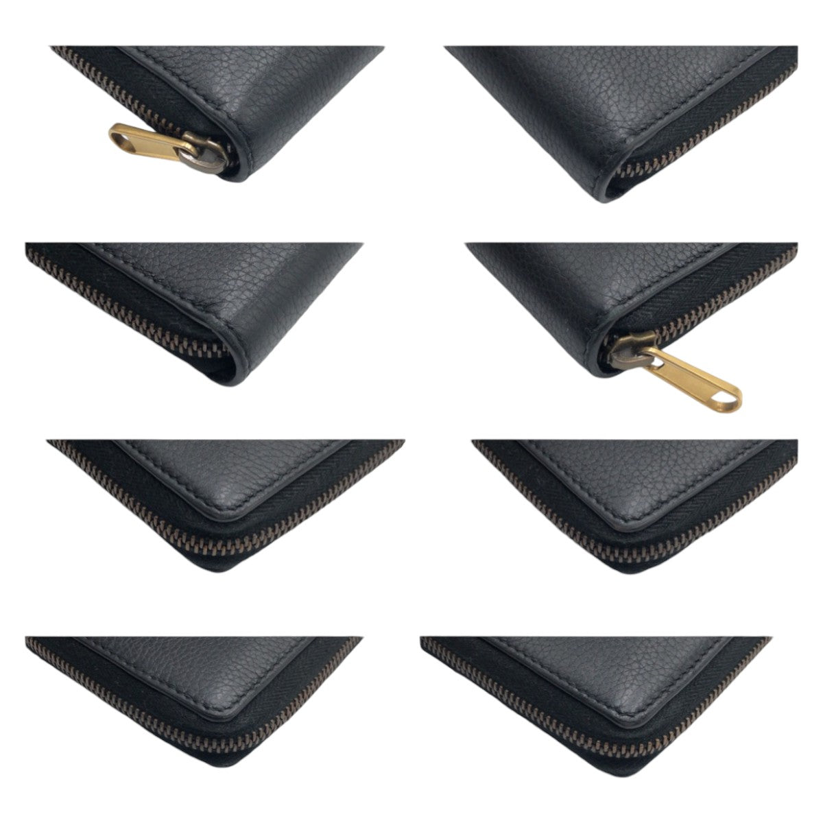 Gucci Black Leather Long Wallet