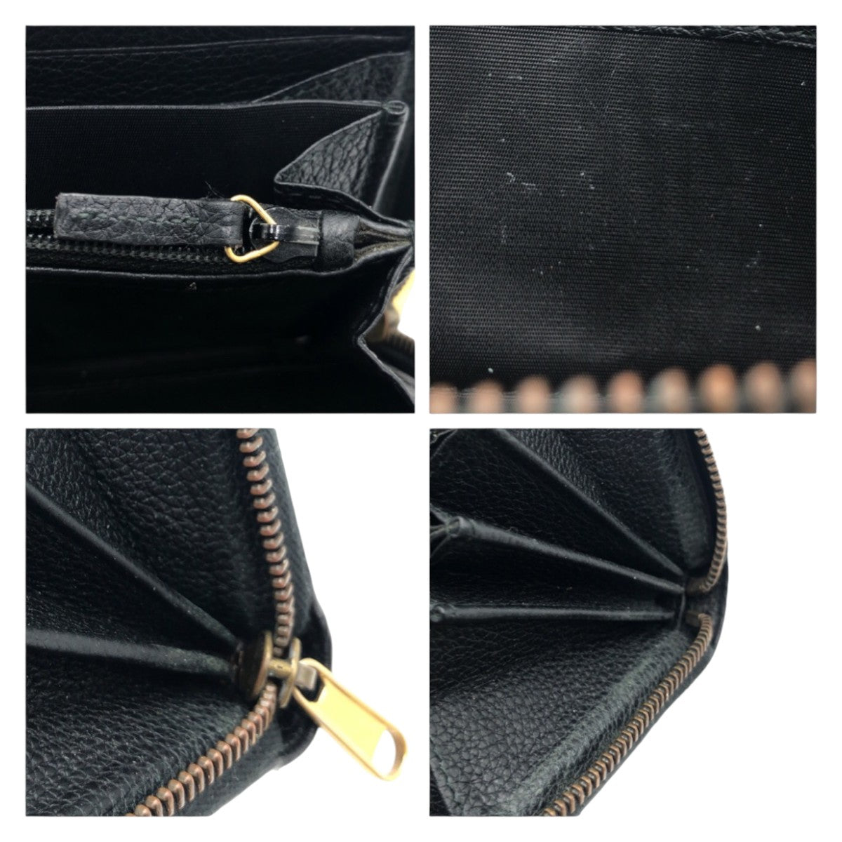 Gucci Black Leather Long Wallet