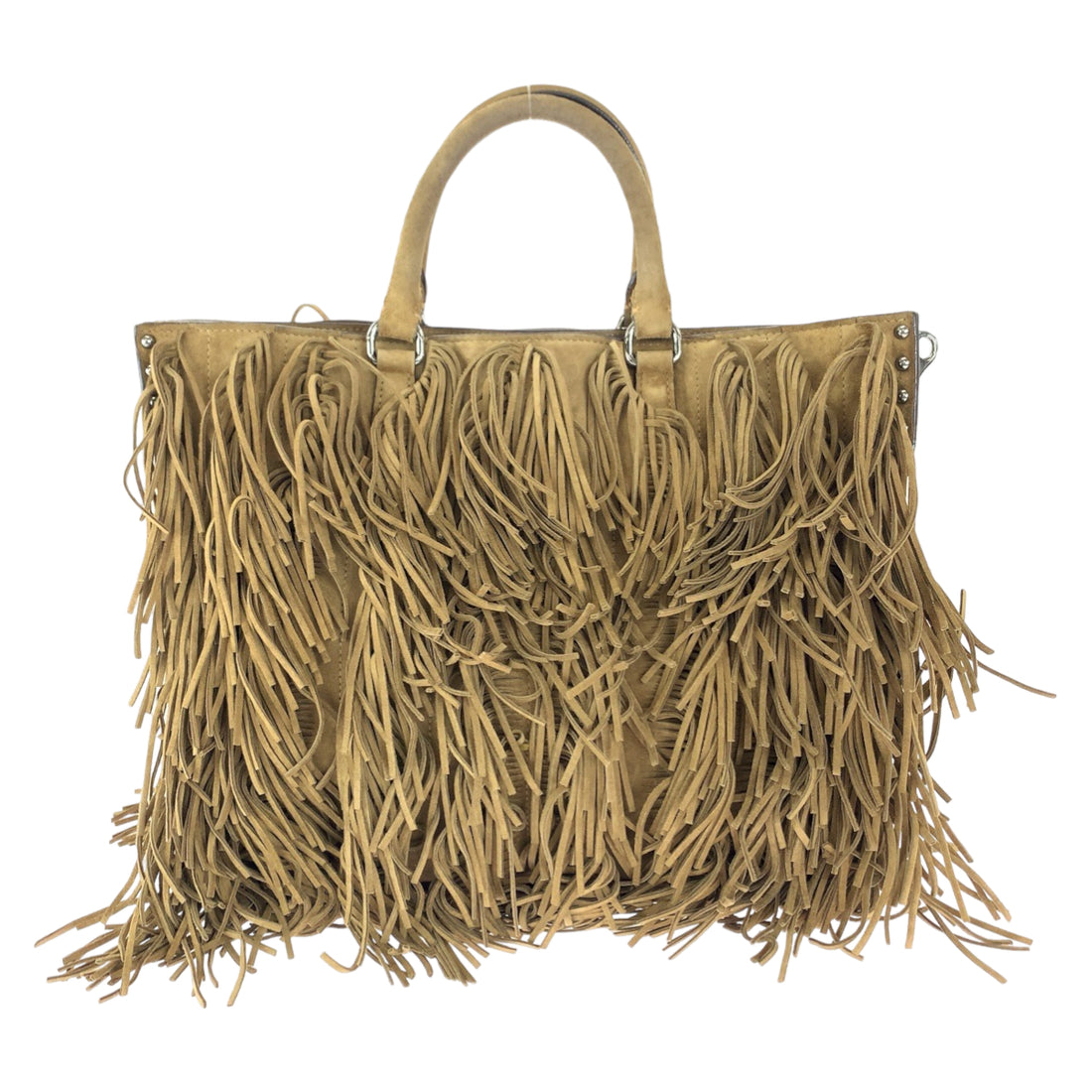 Prada Suede Fringe Tote Bag