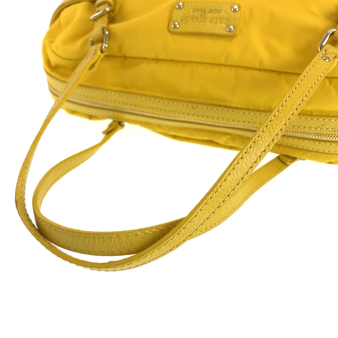 Kate Spade Nylon Shoulder Bag Yellow Gold Hardware