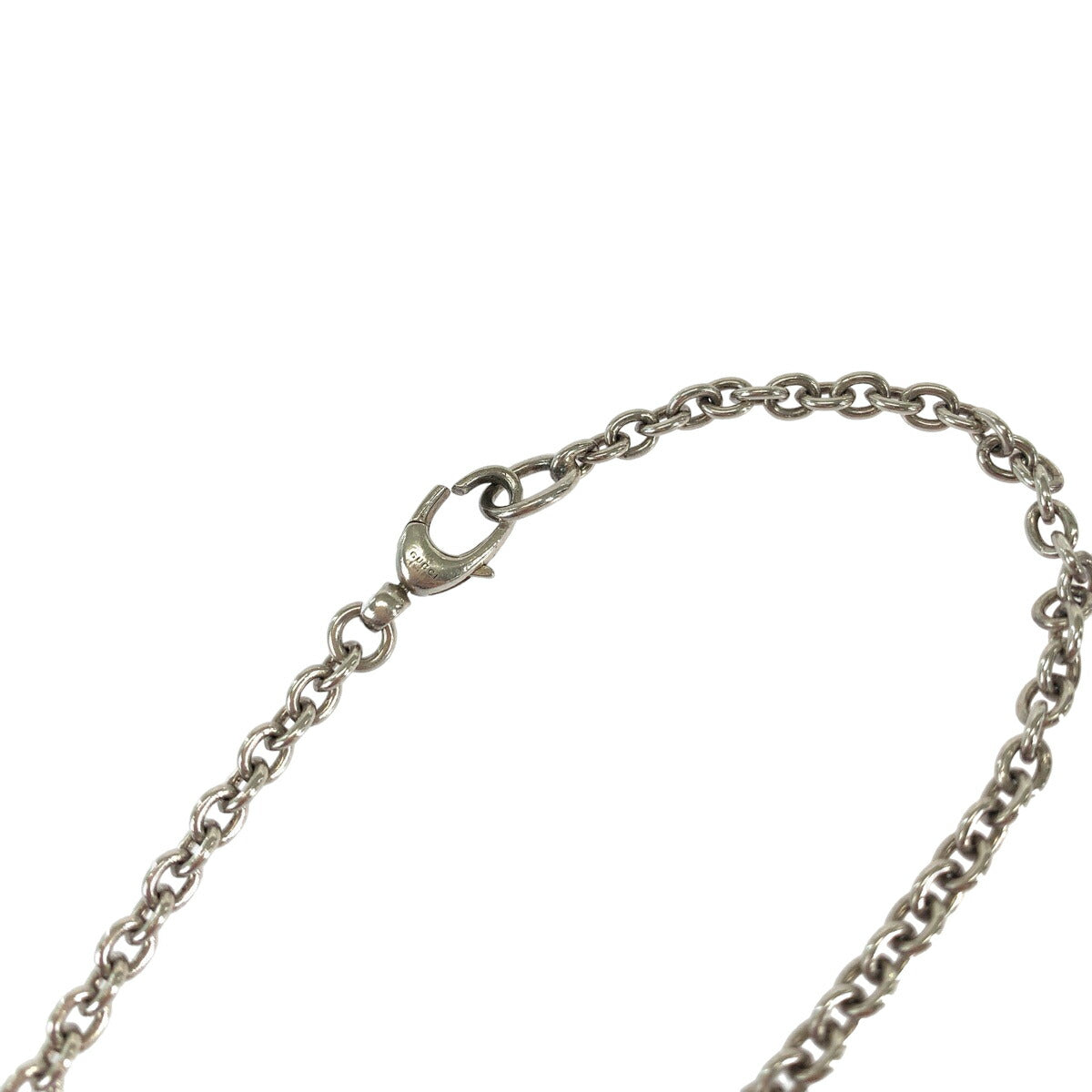 Gucci Silver 925 Interlocking Necklace 190484 in Great Condition