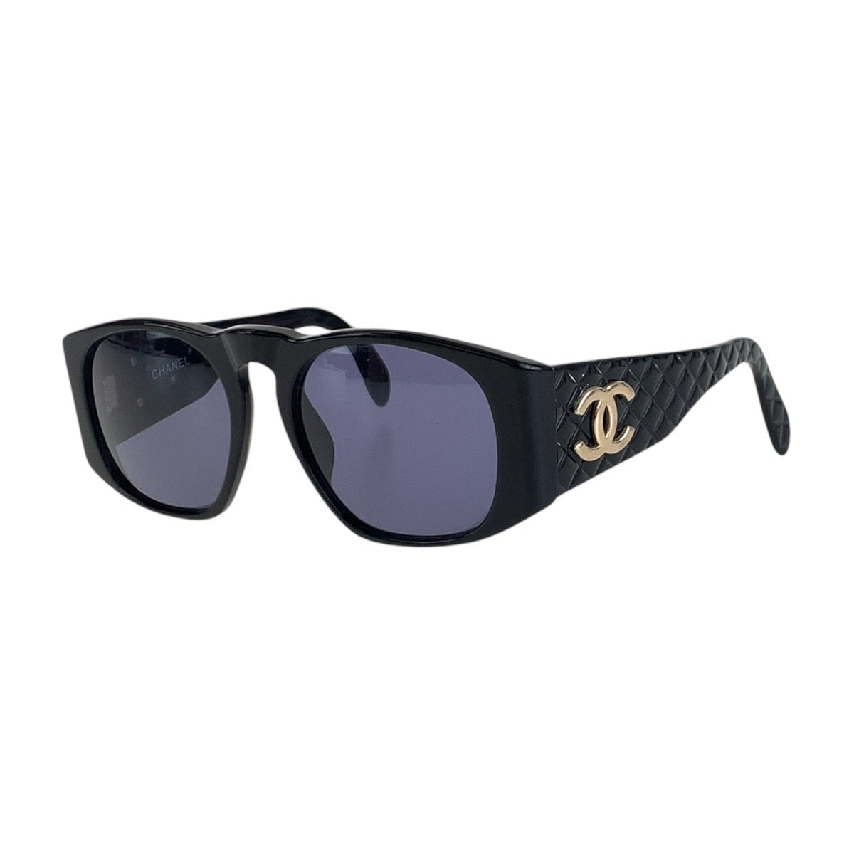 Chanel Vintage Matelasse Coco Mark Sunglasses