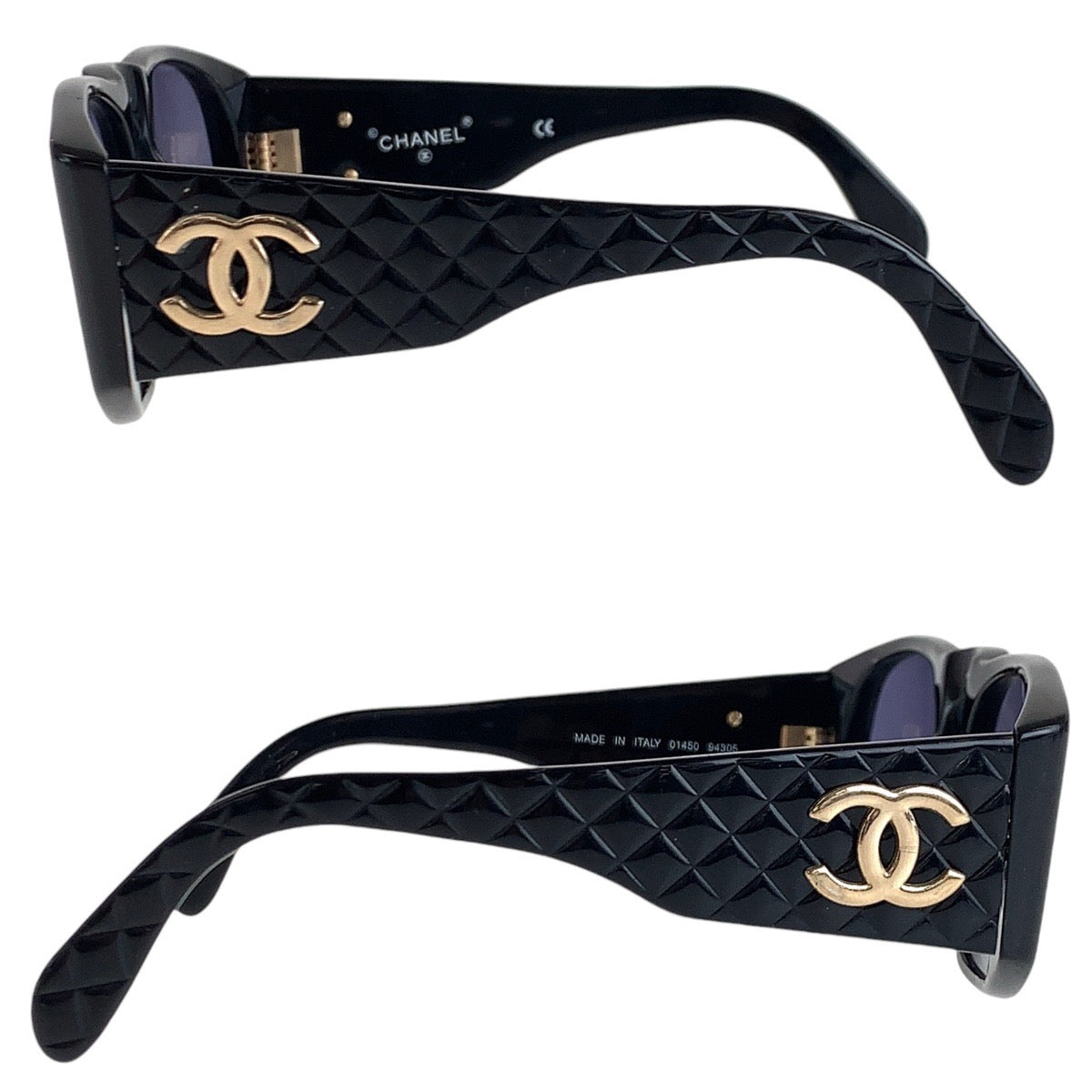 Chanel Vintage Matelasse Coco Mark Sunglasses