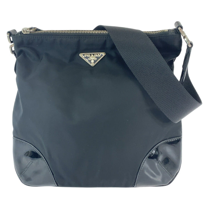 Prada Nylon Tessuto Triangle Logo Crossbody Bag