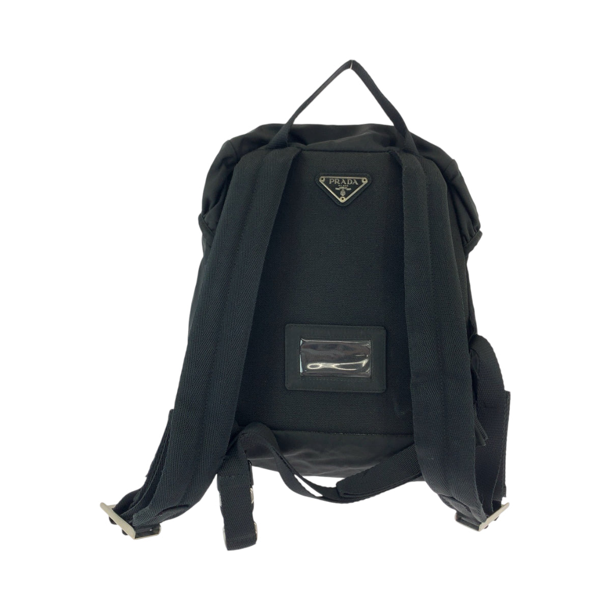 Prada Nylon Tessuto Logo Backpack