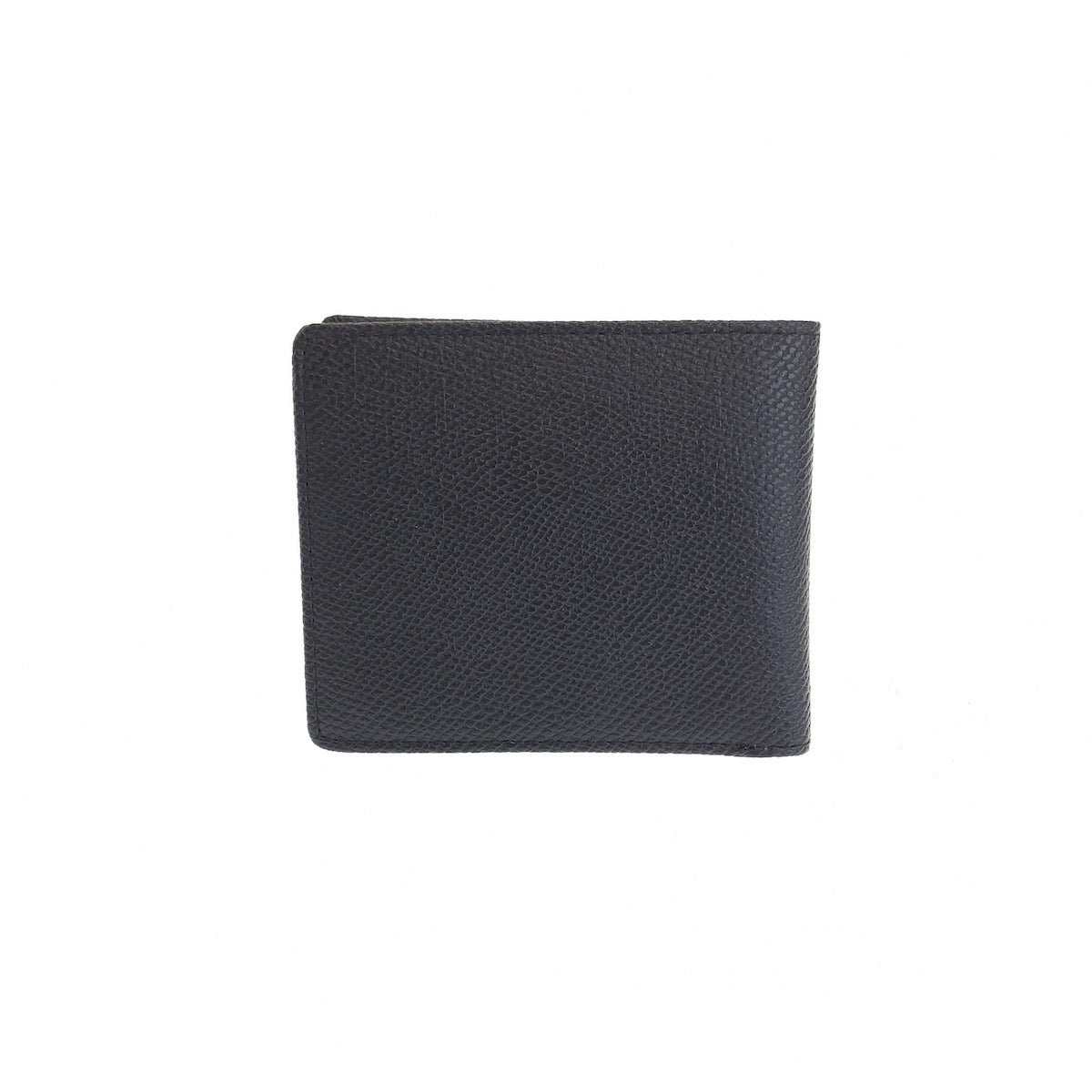 JC de CASTELBAJAC Black Leather Compact Wallet in Very Good Condition