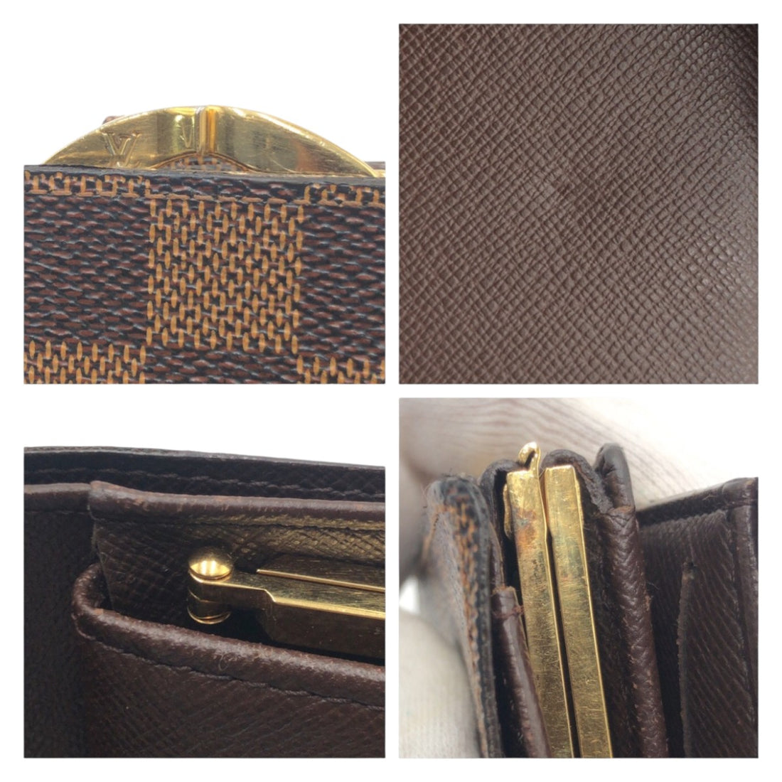 Louis Vuitton Damier Ebene Compact Wallet N61674