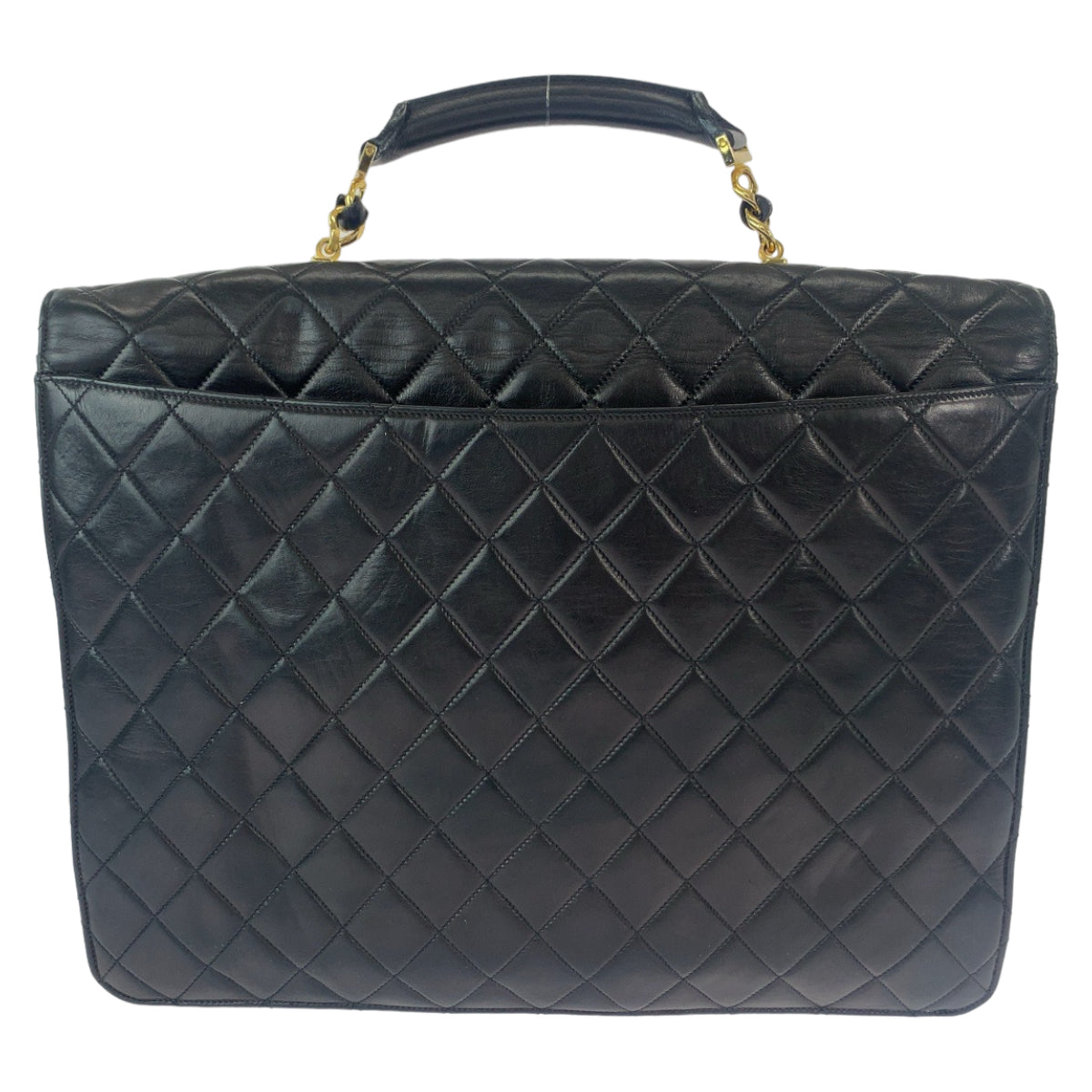 Chanel Lambskin Matelasse Coco Mark Briefcase