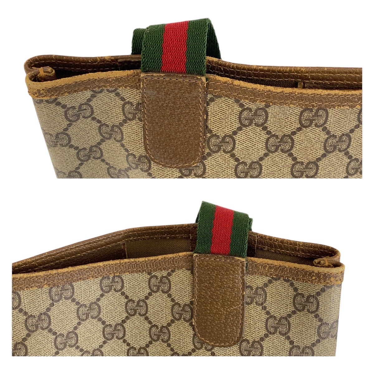 Gucci Vintage Sherry Line Tote Shoulder Bag