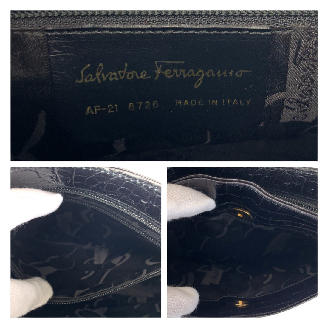 Salvatore Ferragamo Vara Leather Shoulder Bag