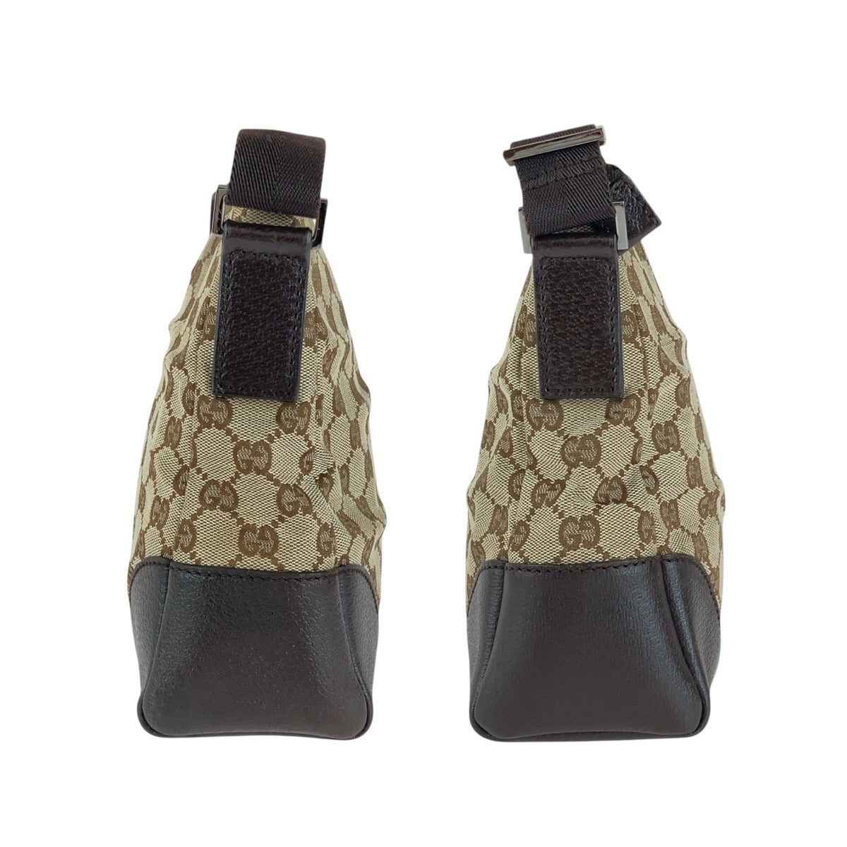 Gucci GG Canvas Leather Shoulder Bag