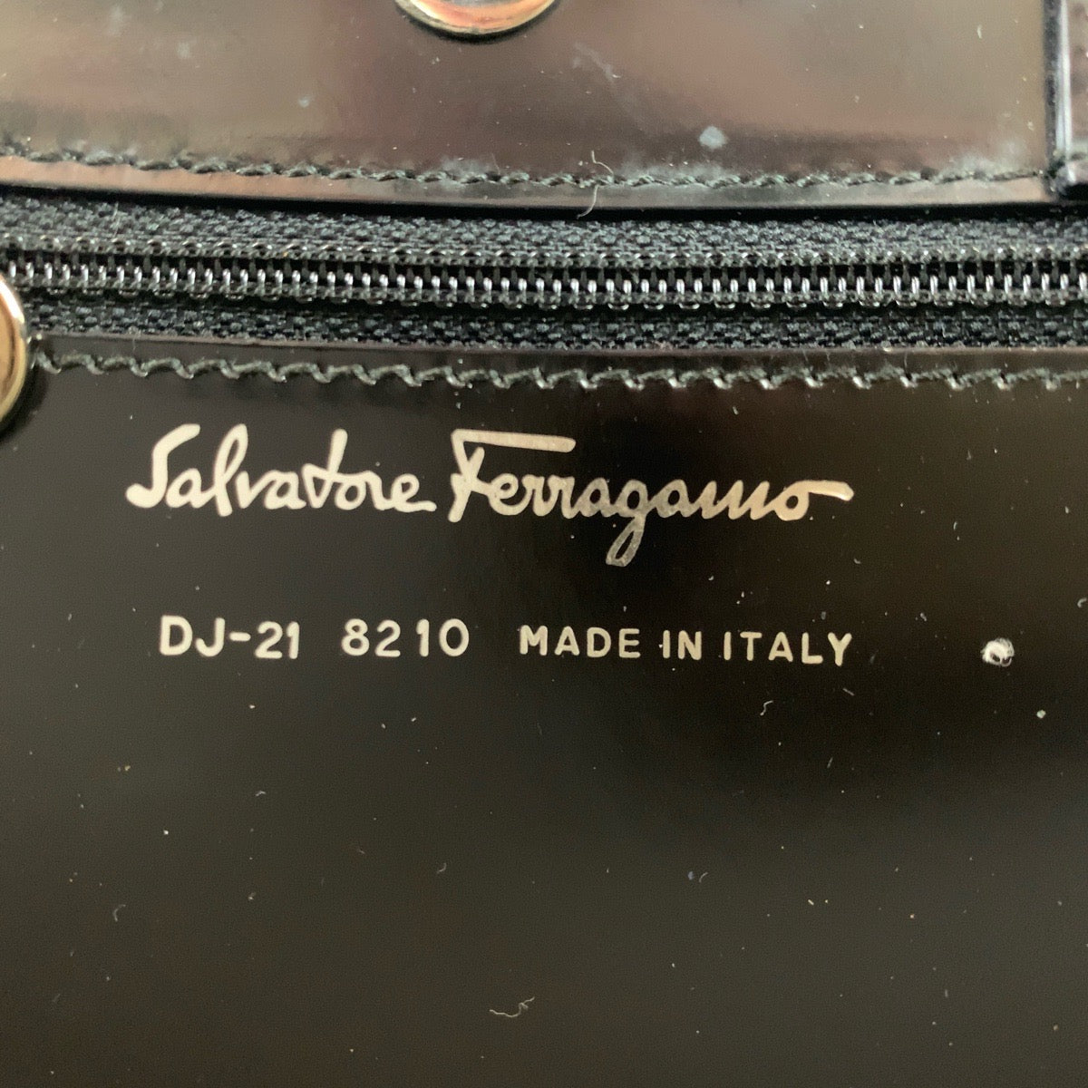 Salvatore Ferragamo Patent Leather Tote Bag in Very Good Condition