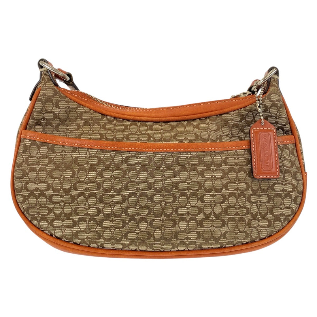 Coach Signature Canvas Leather Crossbody Bag