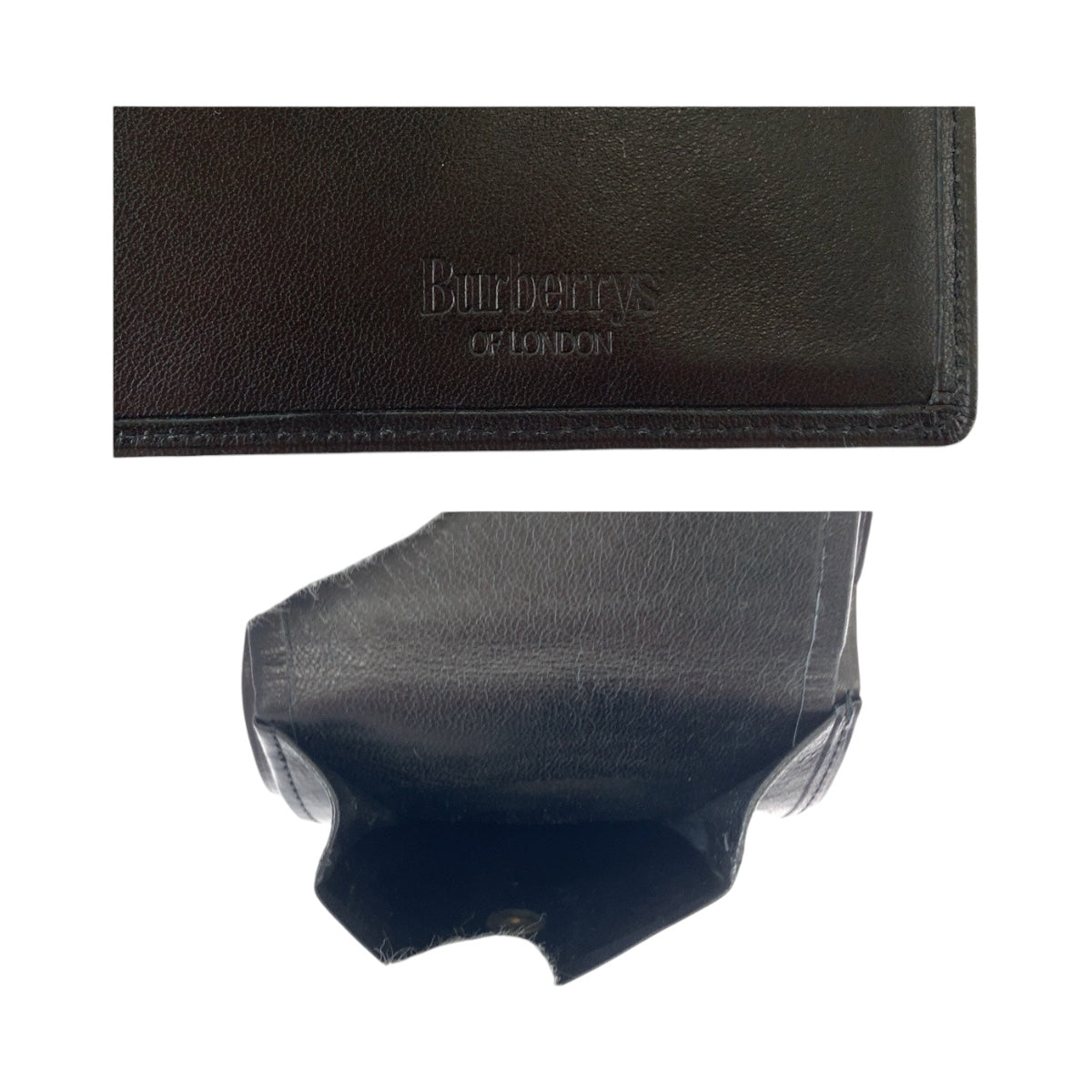 Burberry Vintage Leather Compact Wallet