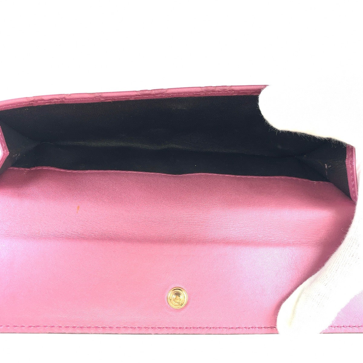 Gucci Leather Shima GG Heart Long Wallet 203550 in Very Good Condition