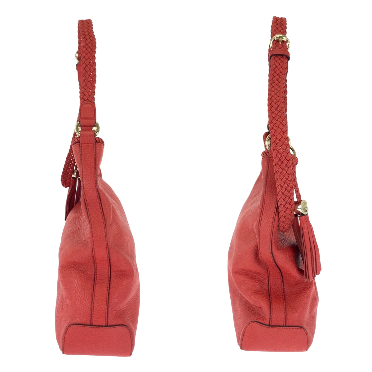 Gucci Leather Hobo Fringe Shoulder Bag