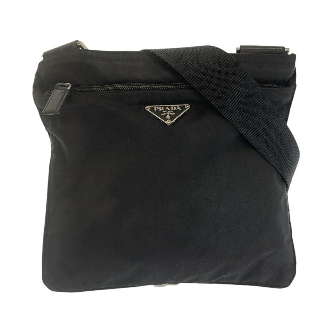 Prada Nylon Tessuto Triangle Logo Shoulder Bag