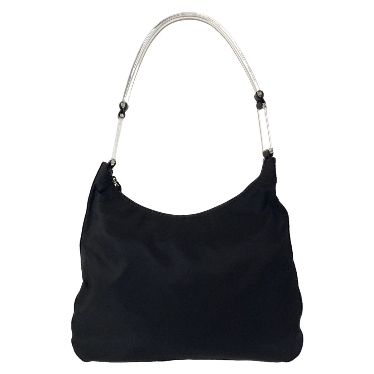 Prada Tessuto Nylon Shoulder Bag Black