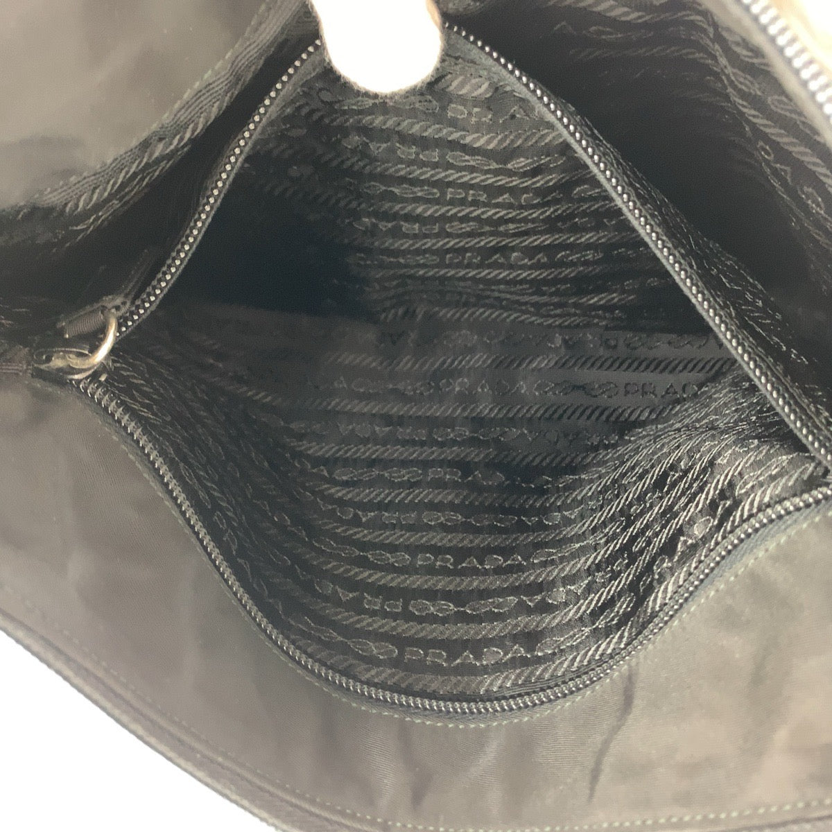 Prada Tessuto Nylon Shoulder Bag Black