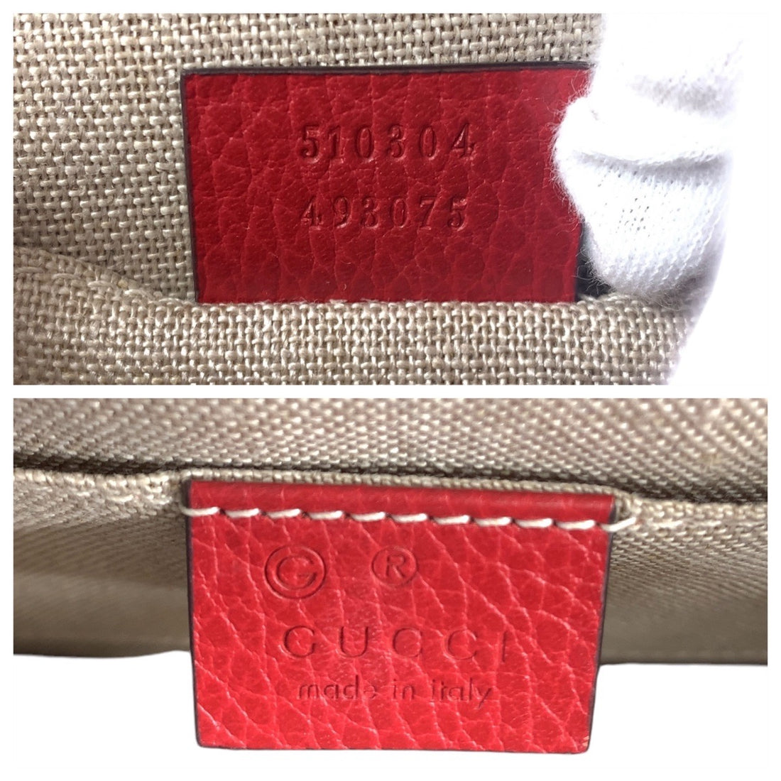 Gucci Leather Interlocking Shoulder Bag