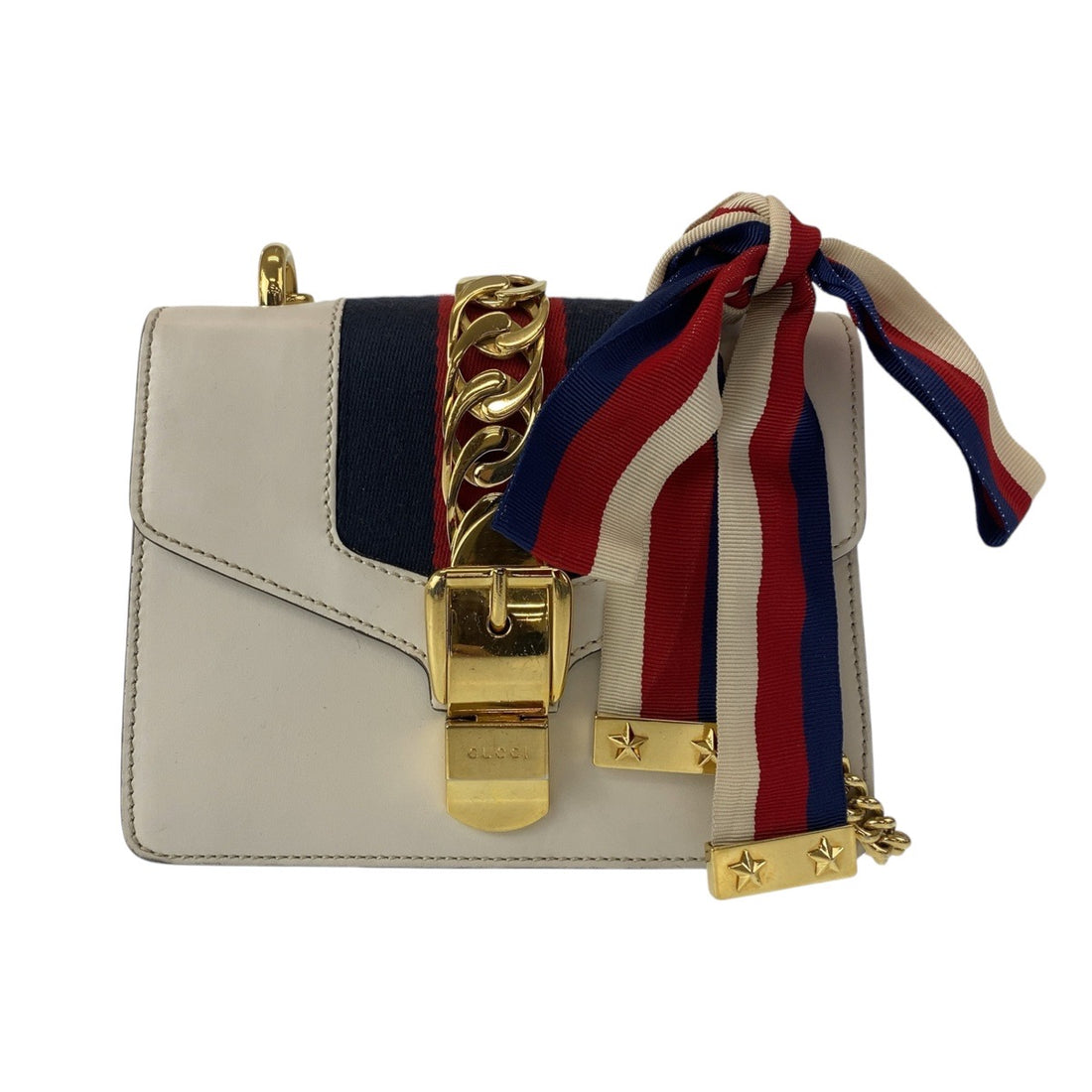 Gucci Sylvie Mini Leather Shoulder Bag