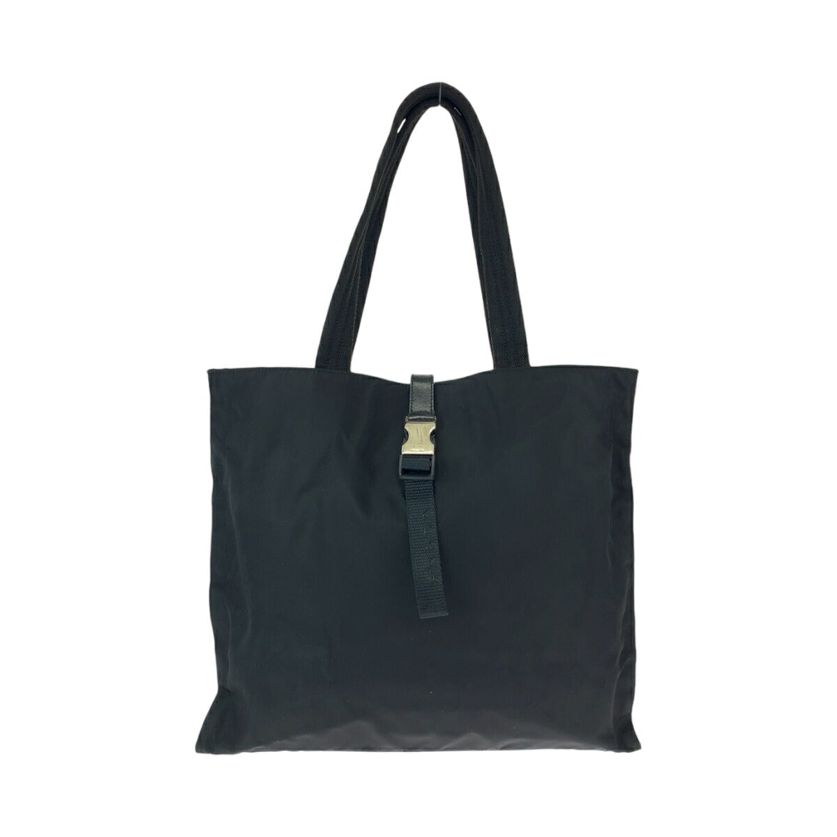 Prada Nylon Tessuto Black Tote Shoulder Bag in Very Good Condition