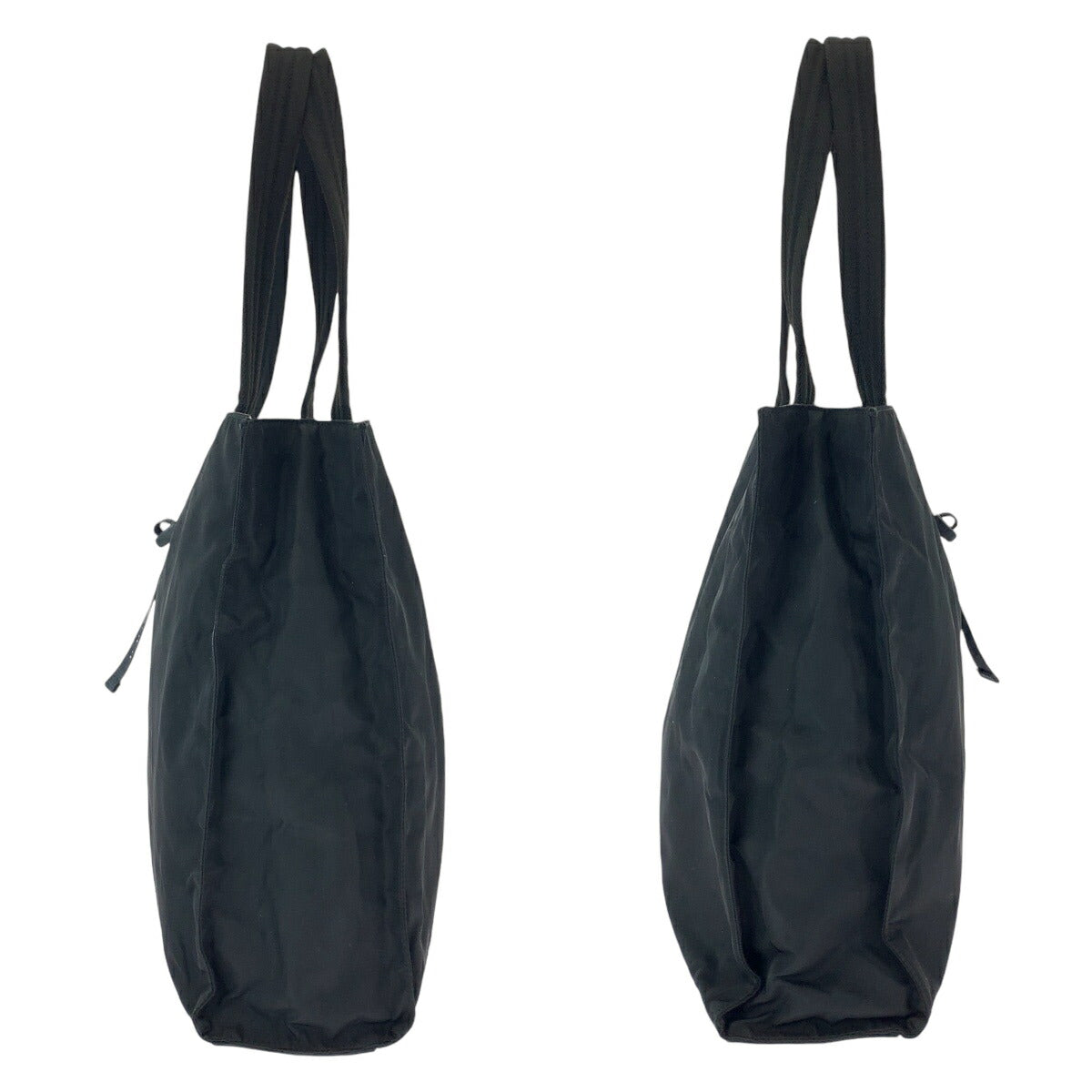 Prada Nylon Tessuto Black Tote Shoulder Bag