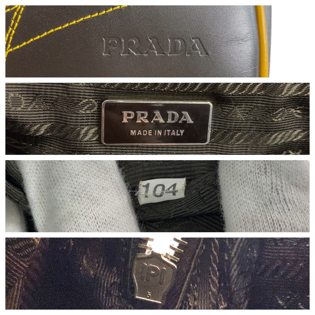 Prada Leather Tote Mini Boston Bag