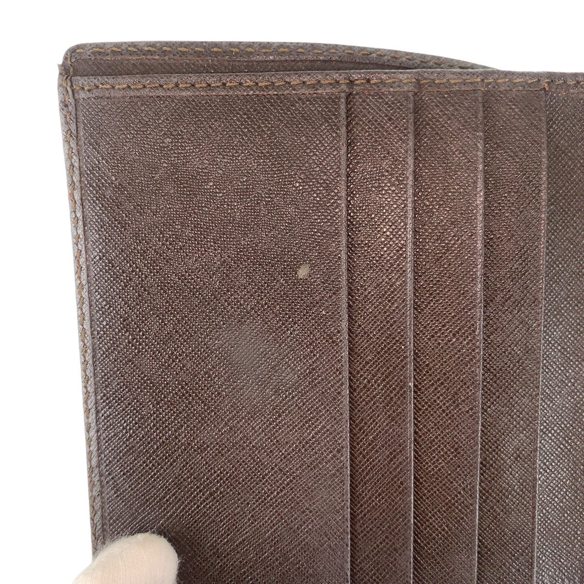 Celine Vintage Macadam Brown Compact Wallet