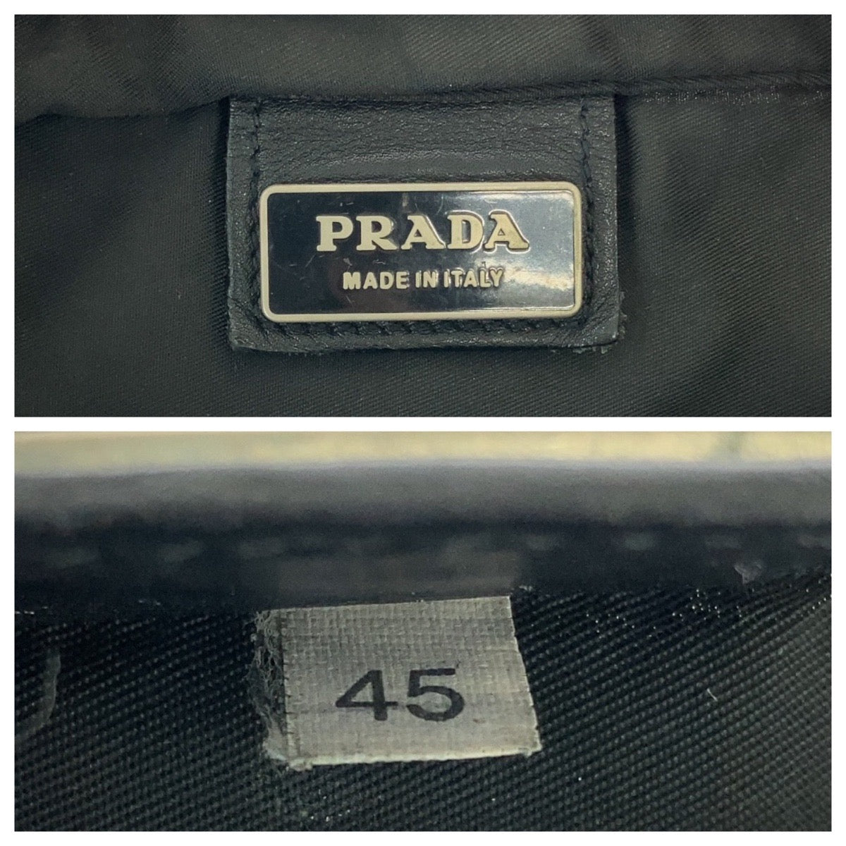 Prada Nylon Tessuto Triangle Logo Crossbody Bag