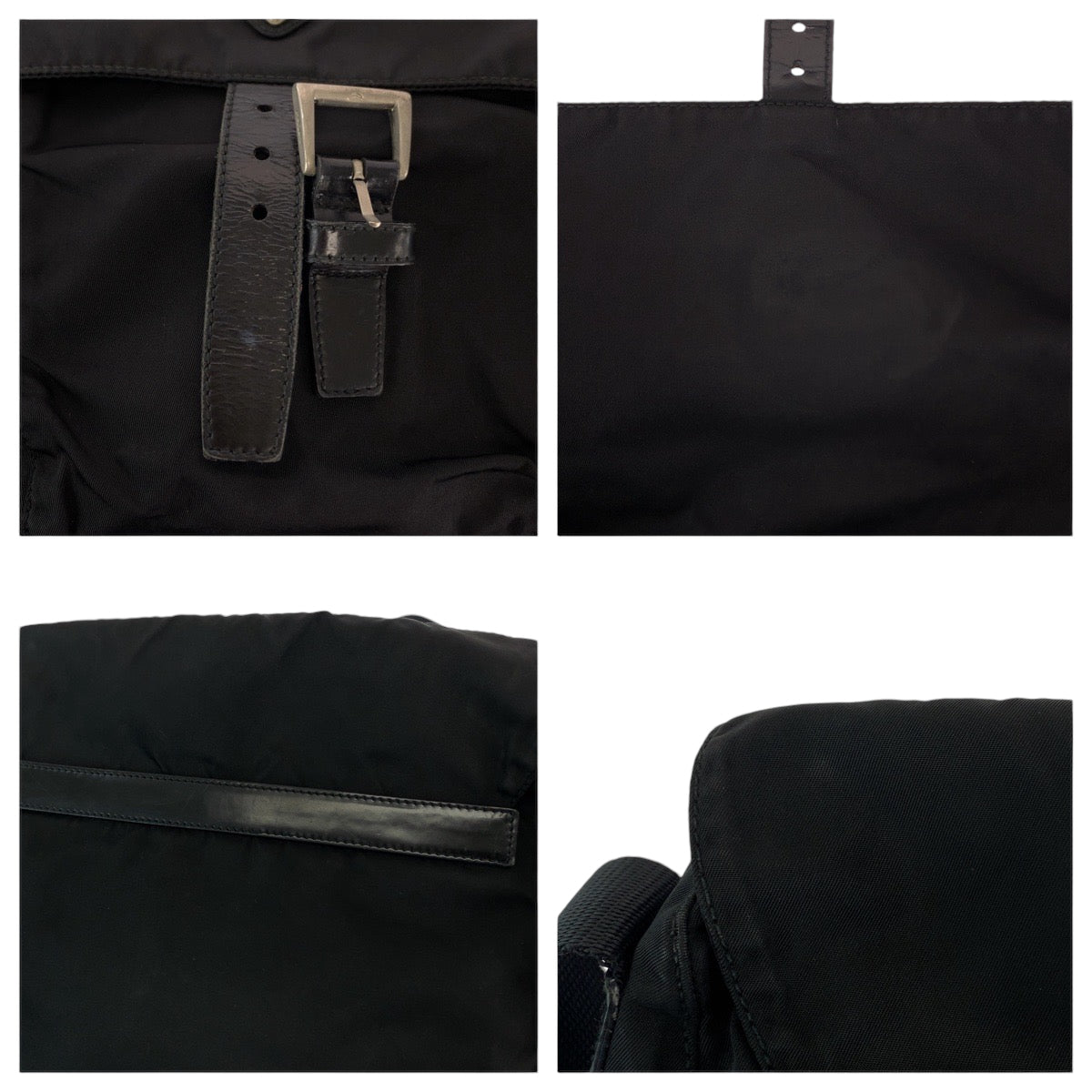 Prada Nylon Tessuto Triangle Logo Messenger Bag