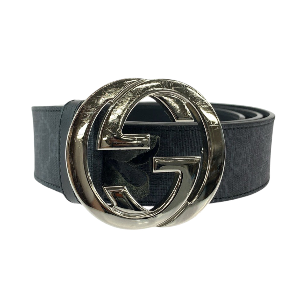 Gucci Interlocking GG Supreme Canvas Belt