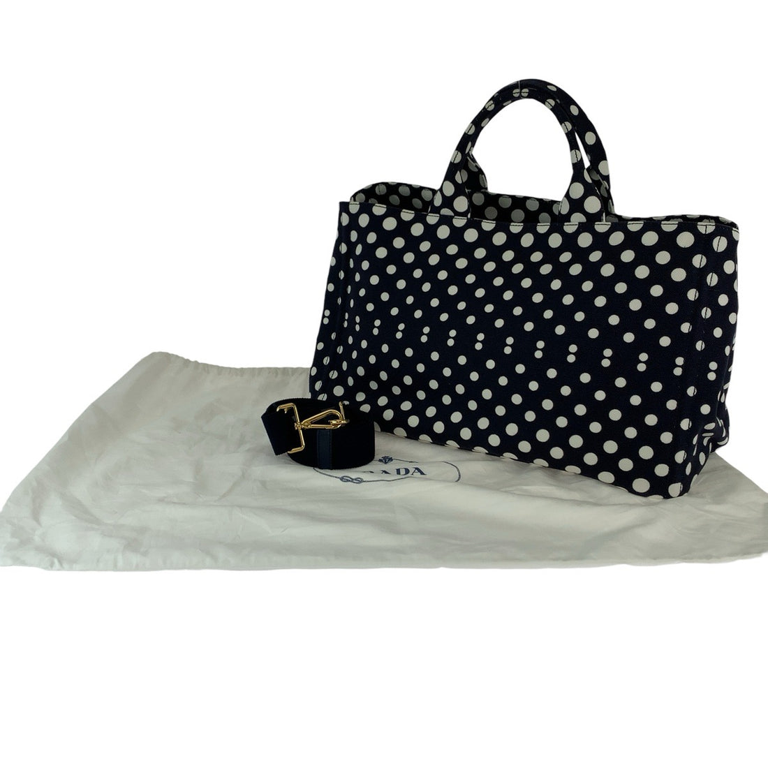 Prada Dot Canvas Tote Bag BN1872