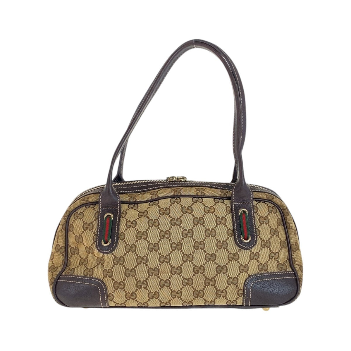 Gucci Princy GG Canvas Leather Shoulder Handbag