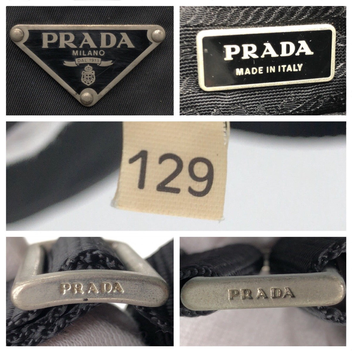 Prada Nylon Tessuto Logo Shoulder Bag