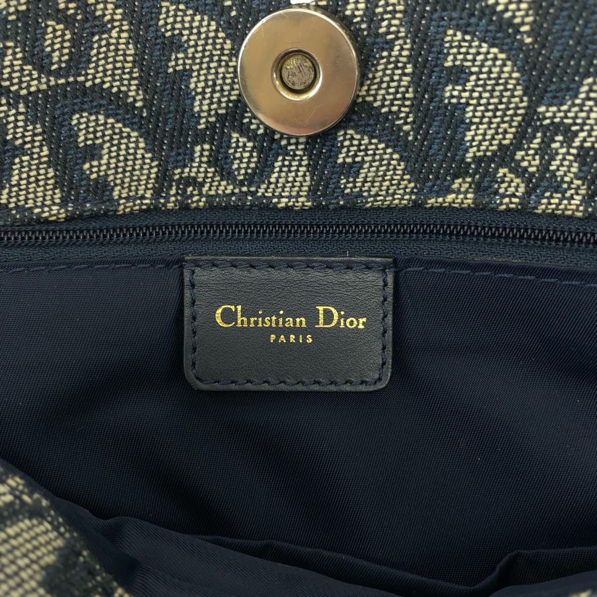 Dior Canvas Trotter Tote Bag