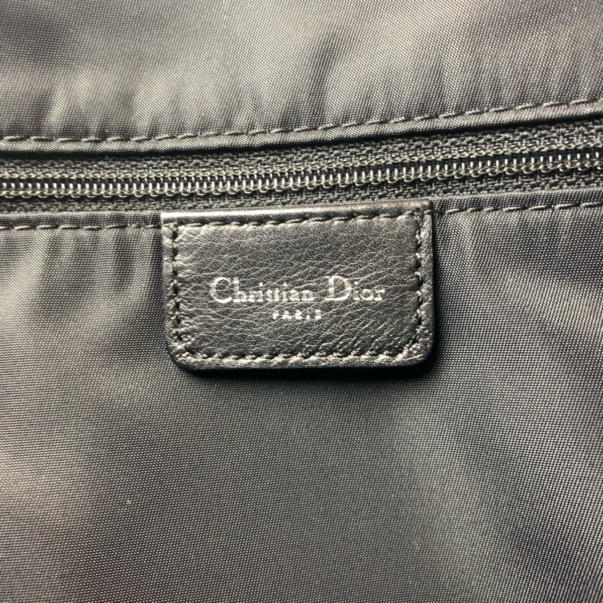 Dior Trotter Canvas Leather Tote Bag