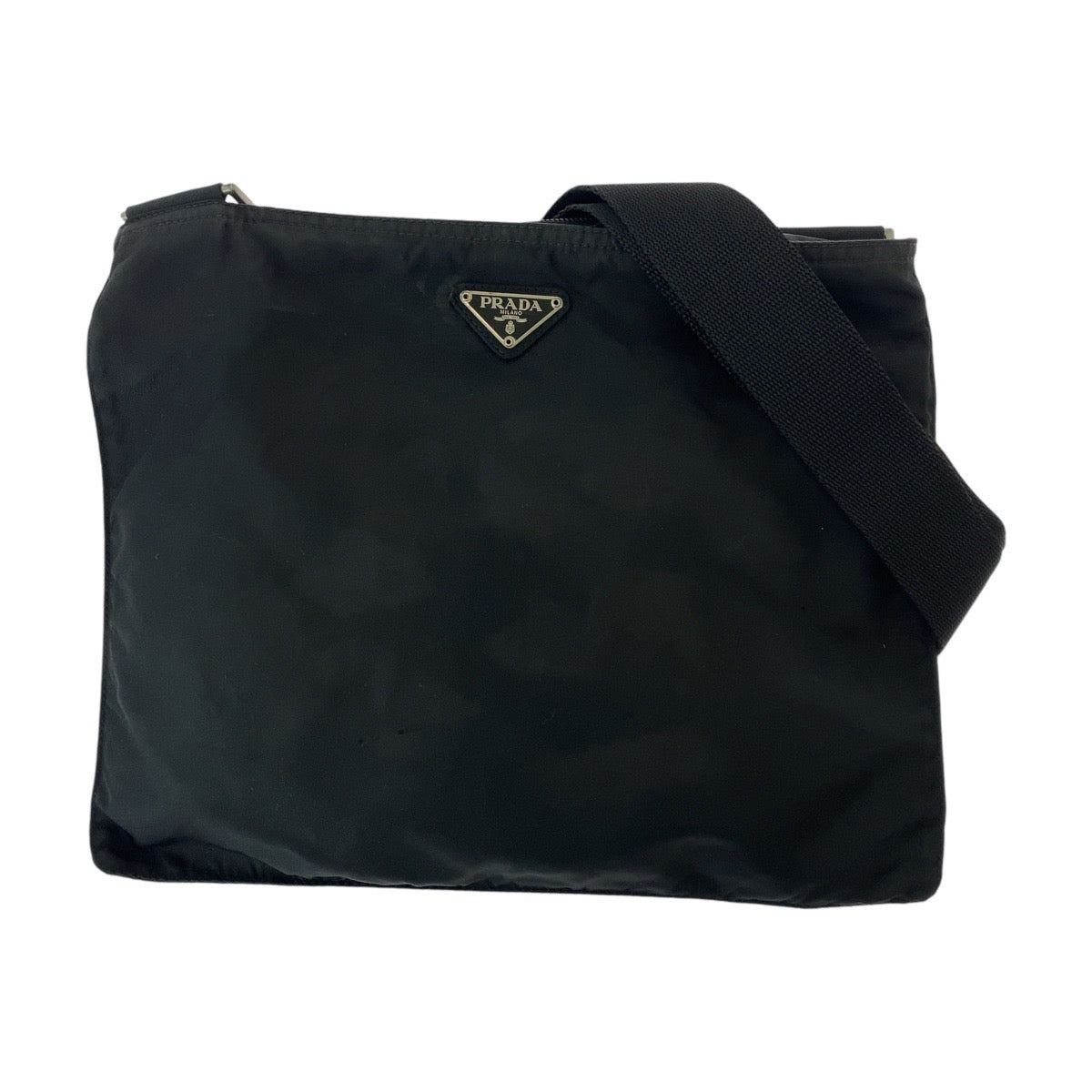 Prada Nylon Tessuto Triangle Logo Shoulder Bag