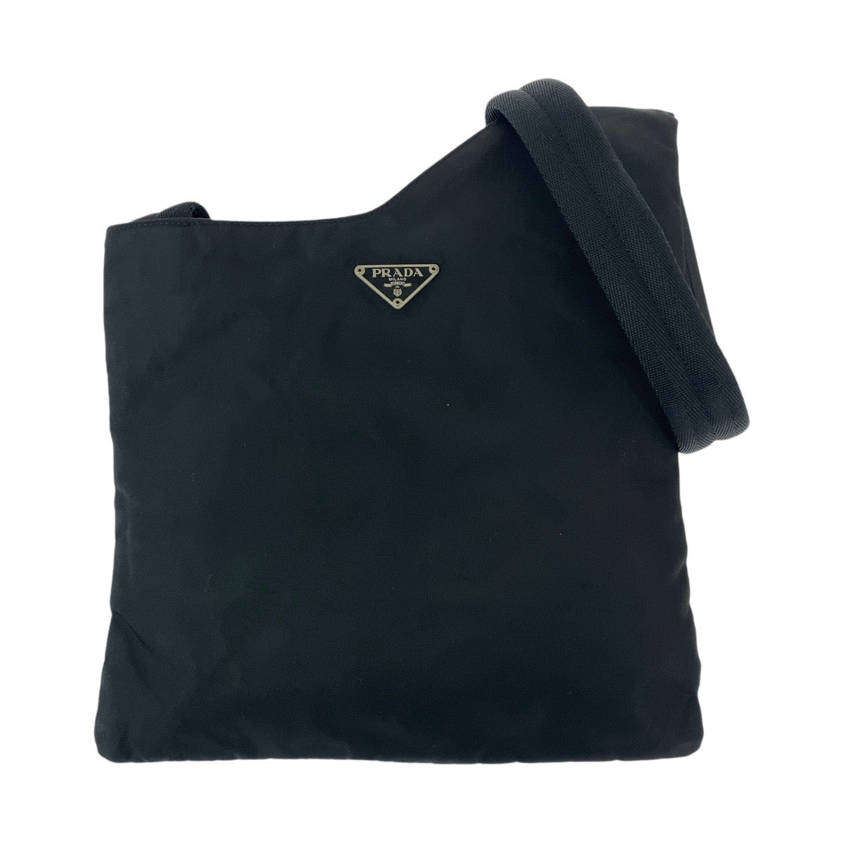 Prada Nylon Tessuto Triangle Logo Shoulder Bag