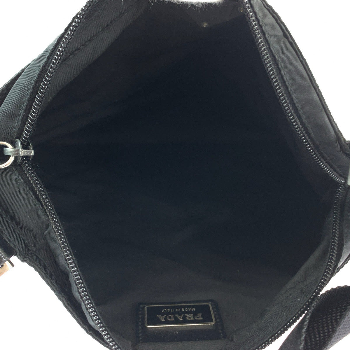 Prada Nylon Tessuto Triangle Logo Messenger Bag