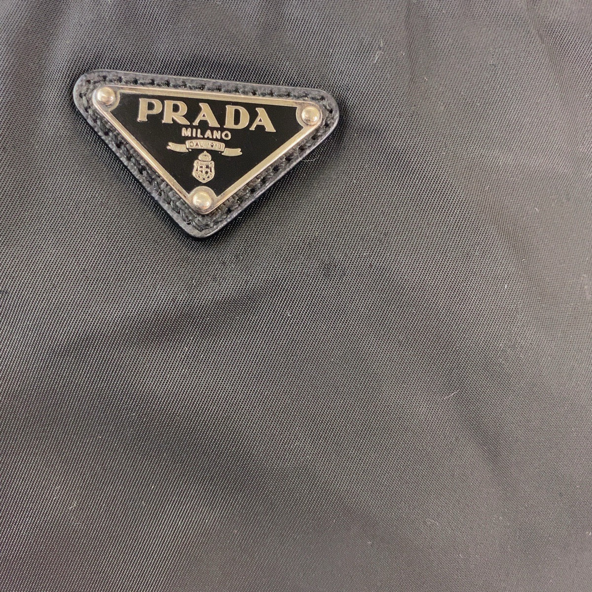 Prada Nylon Tessuto Triangle Logo Messenger Bag