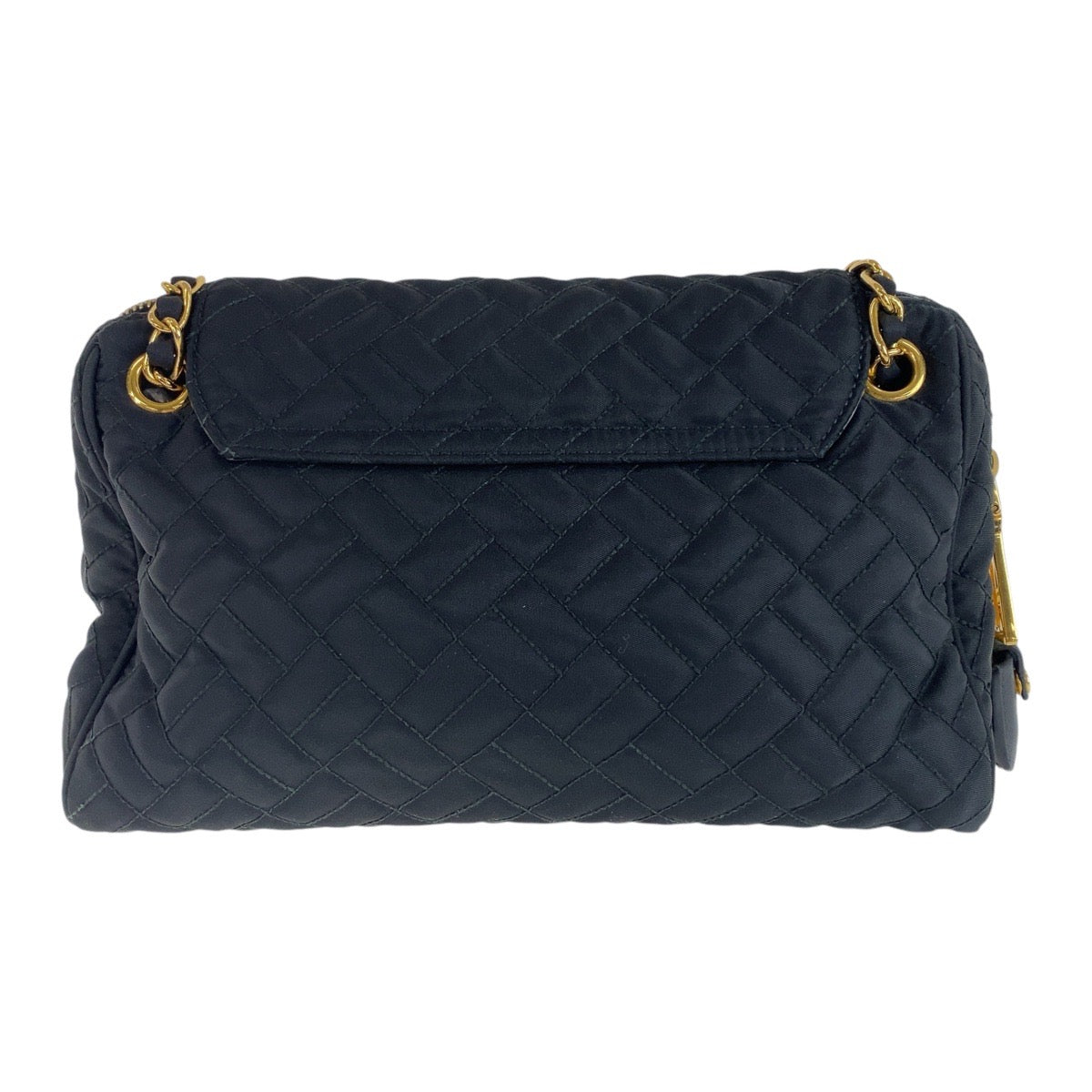 Prada Vintage Tessuto Quilted Nylon Shoulder Bag