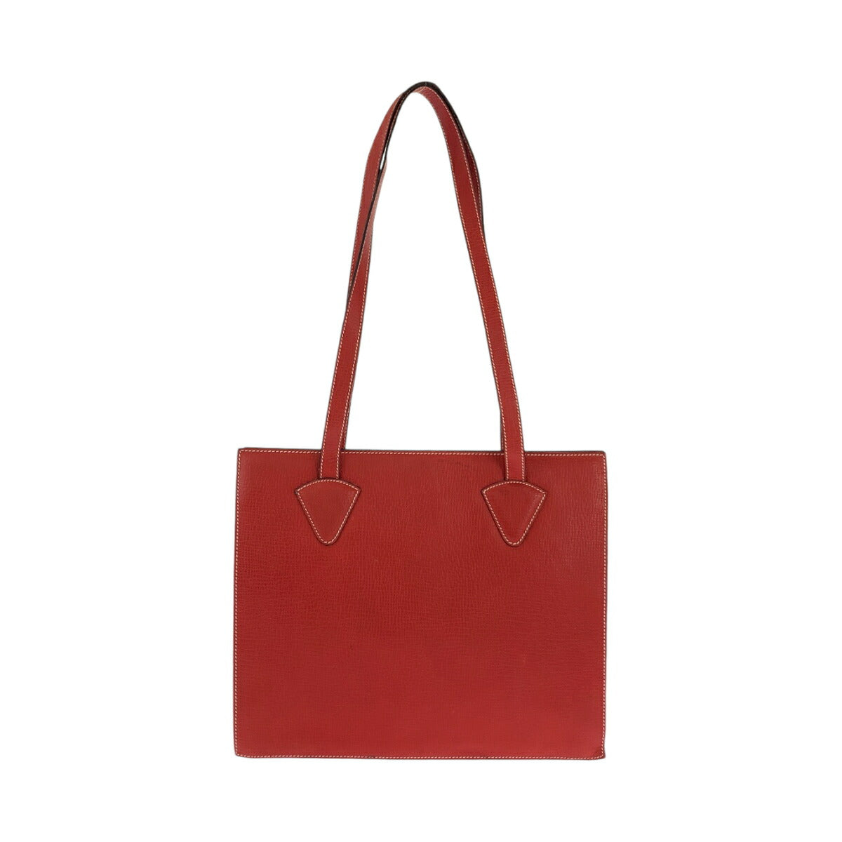 Loewe Vintage Red Leather Tote Shoulder Bag