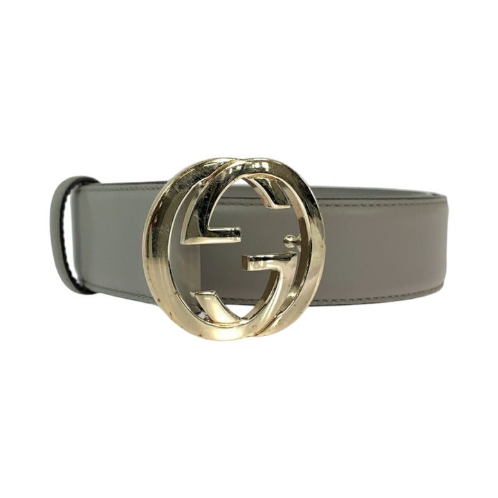 Gucci Leather Interlocking Belt